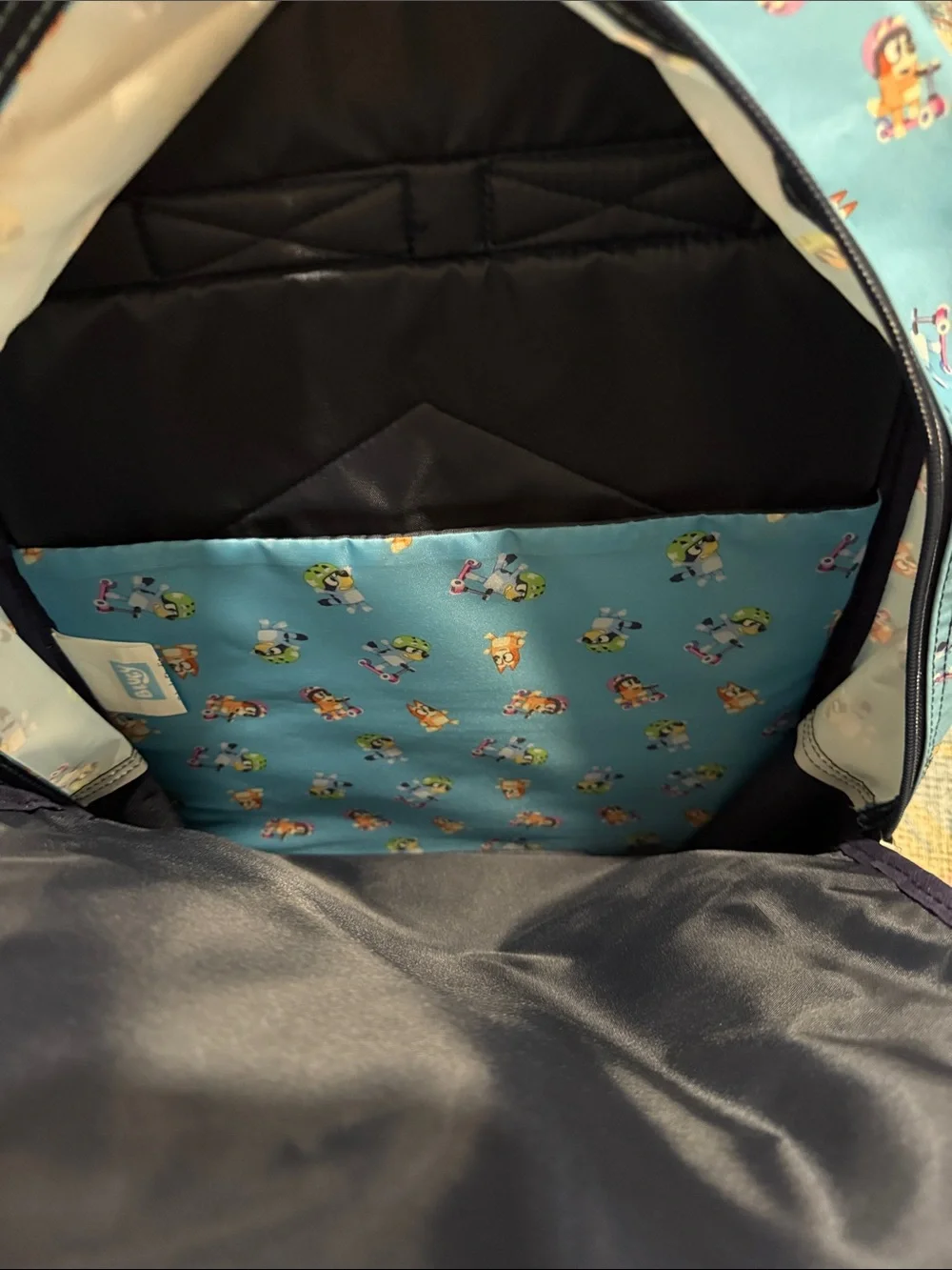 NWT • bluey • backpack with attachable lunchbox